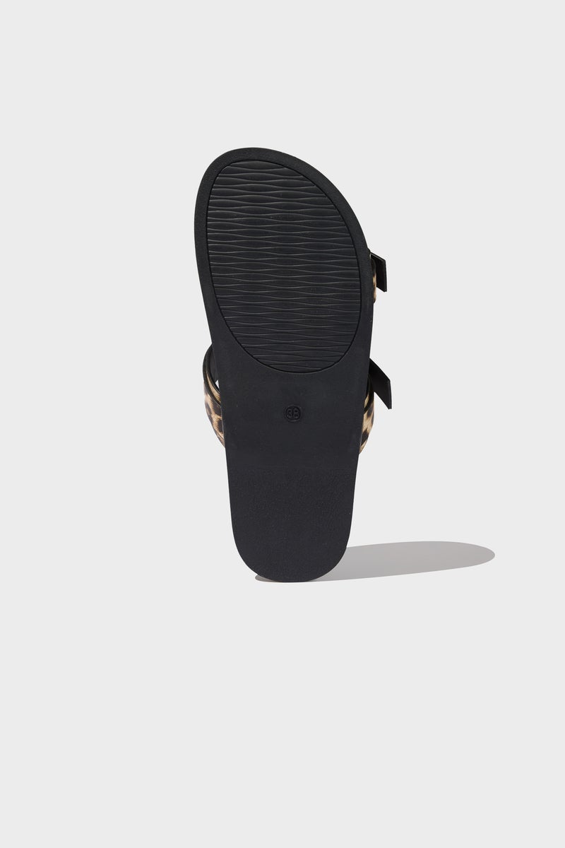 DeFacto Black Woman Woman Flat Sole Faux Leather Slippers Casual - Image 4